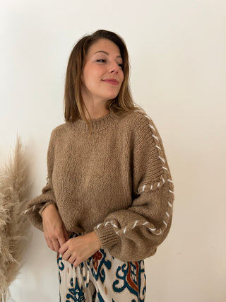 Favorite Lily camel knit