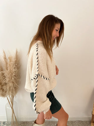 Favorite white Lily knit