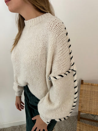 Favorite white Lily knit