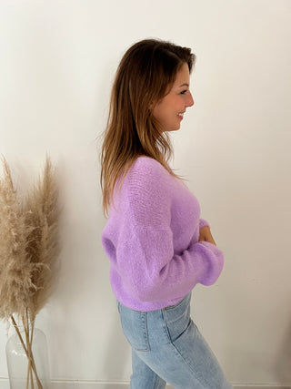 Soft lila knit
