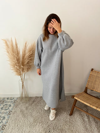 Grey Sophia sweater dress