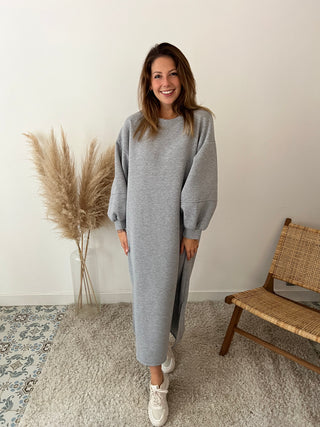 Grey Sophia sweater dress