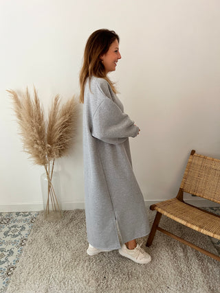 Grey Sophia sweater dress