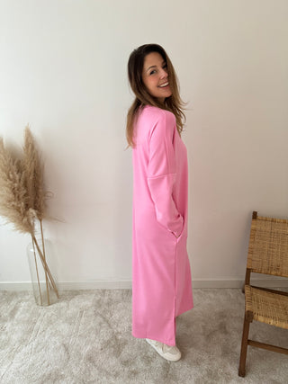 Favorite pink flowy maxi dress