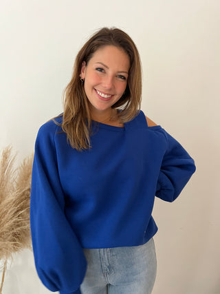 Favorite cobalt Olivia sweater
