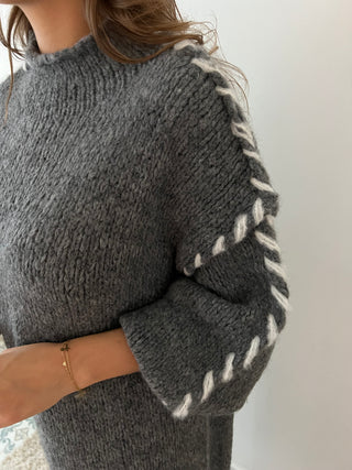Grey Lily maxi sweater dress