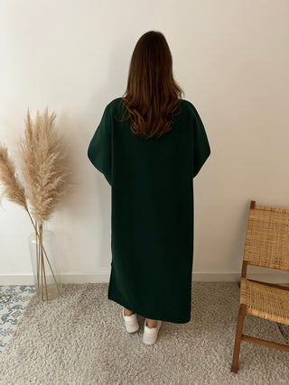 Green Sophia sweater dress