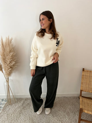 Kaki corduroy pants