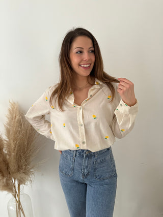 Pretty lemon blouse