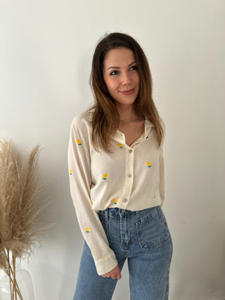 Pretty lemon blouse