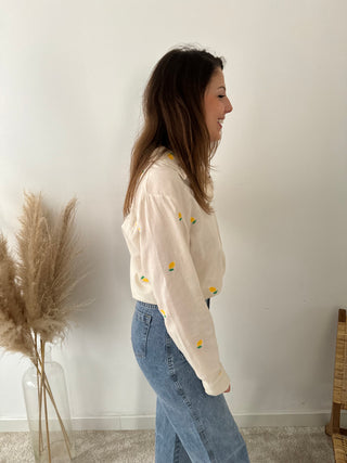 Pretty lemon blouse