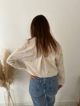 Pretty lemon blouse