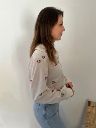 Pretty cherry blouse