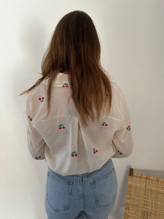 Pretty cherry blouse